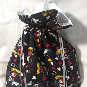 Mickey mouse draw string bag